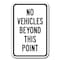 Signmission Safety Sign, 12 in Height, Aluminum, 18 in Length, Do Not Enter - No Vehic A-1218 Do Not Enter - No Vehic - alternate 1